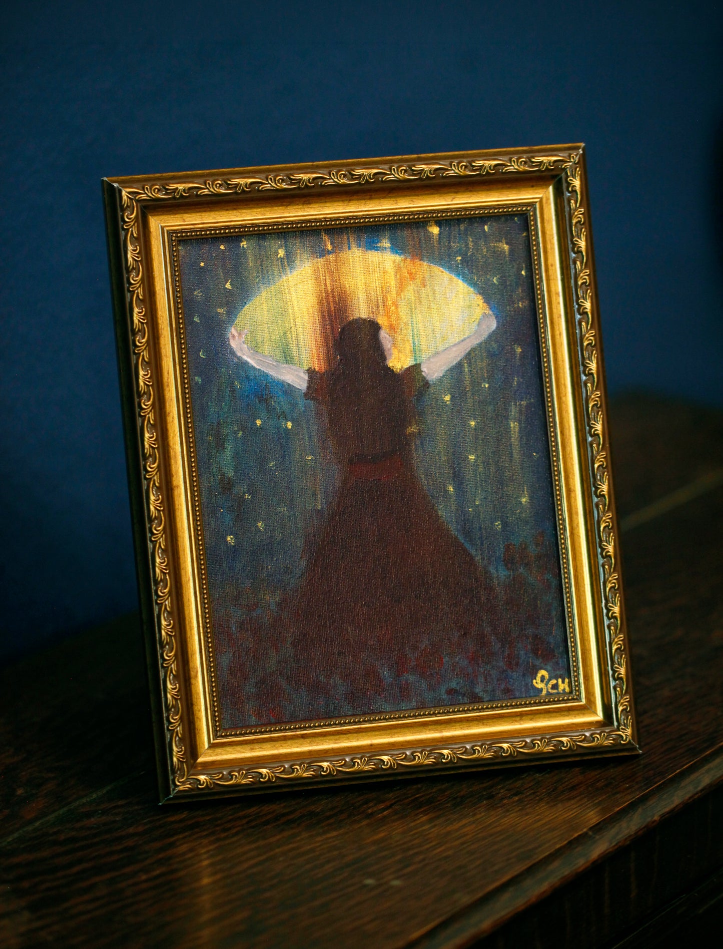 "Lucina" – Original Painting, 18 × 24 cm (7.1 × 9.4 in)
