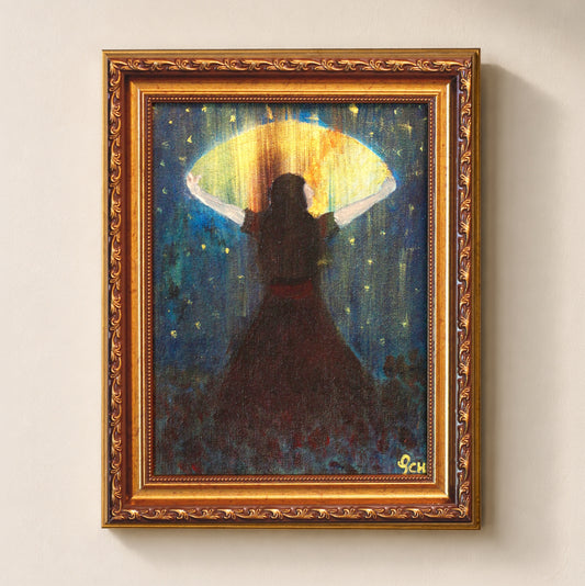 "Lucina" – Original Painting, 18 × 24 cm (7.1 × 9.4 in)