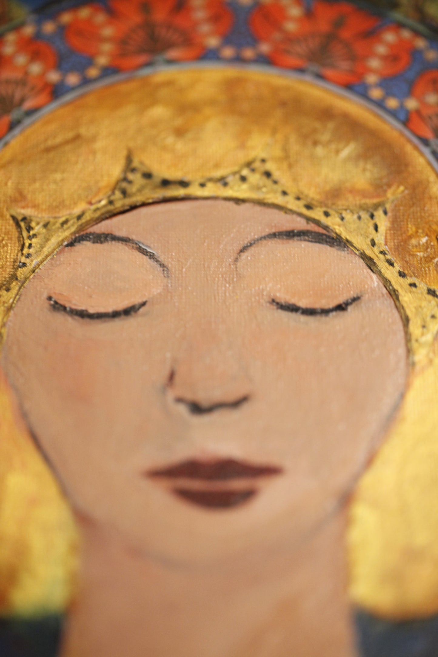 "Lailah" – Original Painting, 40 × 50 cm (15.7 × 19.7 in)