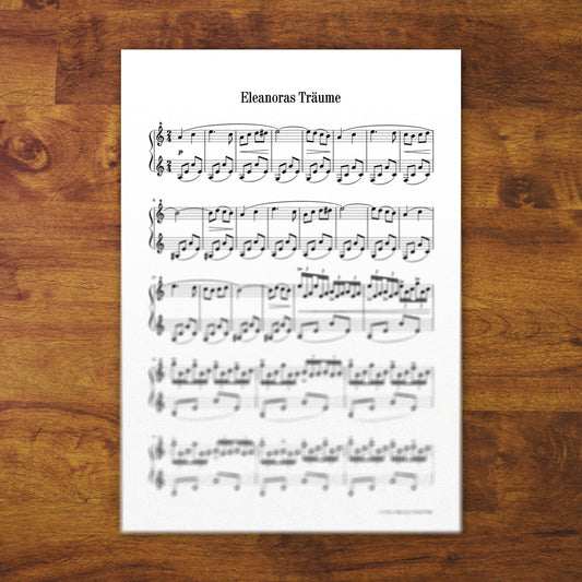 Piano Sheets "Eleanoras Träume"