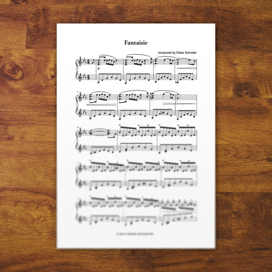 Piano Sheets "Fantaisie"